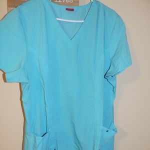Light blue scrubs